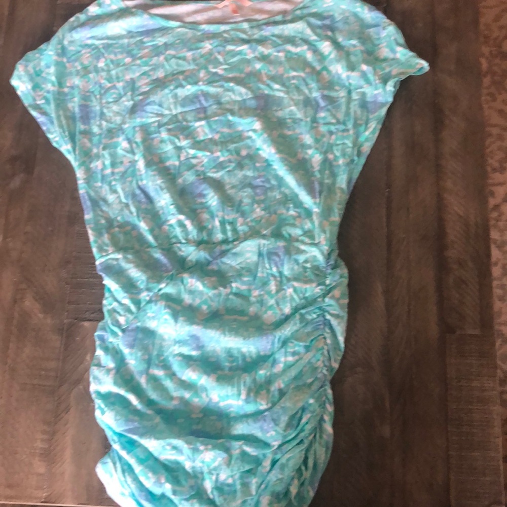 NWOT Victoria’s Secret short sleeve, ruched bottom casual dress